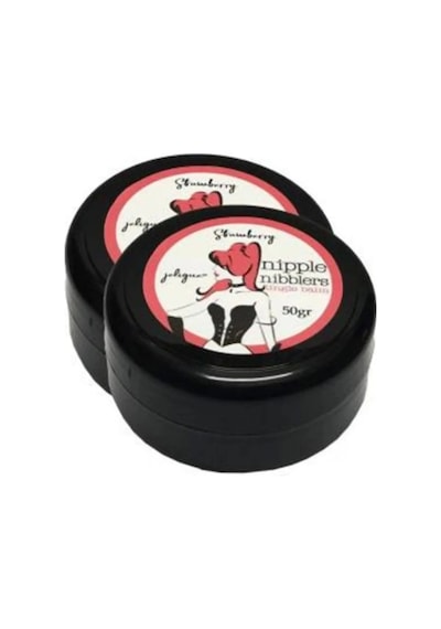 Süper Hintohu Nipple Nibblers Tingle Balm Strawberry Flavored 50ml Çilekli Bakım 2 Adet