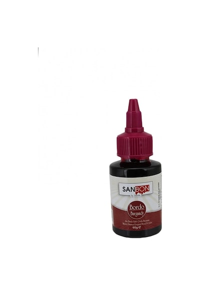 Gıda Boyası Su Bazlı Likit Sıvı Gıda Boyası 60 Gr Bordo Renk