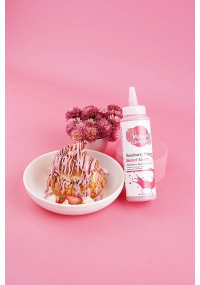 Melwiss Chocolate Frambuaz Aromalı Tatlı Sos 330 G - Waffle & Krep & Pankek Sosu X 4 Adet