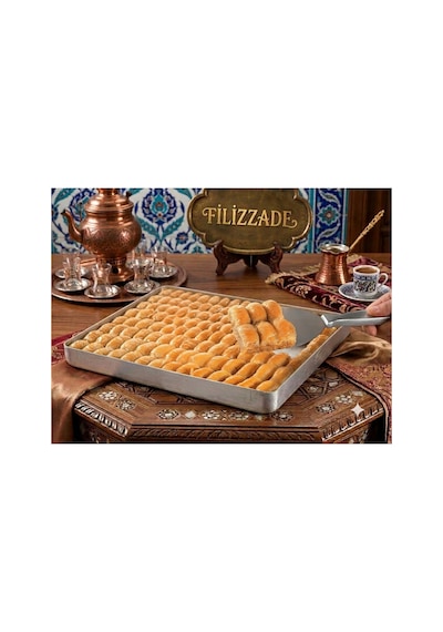 Özel Bol Cevizli Burma Baklava Geleneksel Sunum Tepsisi İle 2.5 - 3 Kg El Açması Lezzet