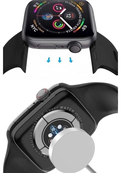 Yeni Model Akıllı Saat Dokunmatik Ekran Unisex Amoled Ekran 44 Mm