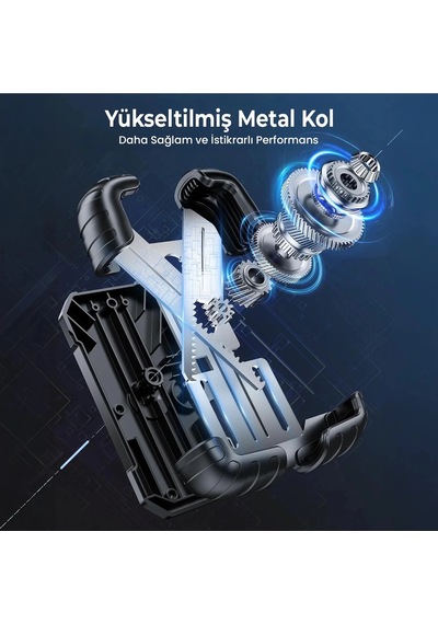 360 Derece Ayarlanabilen Gidon Bağlantılı Bisiklet Motosiklet İçin Abs 4-7.8 İnç Telefon Tutucu Çok Renkli