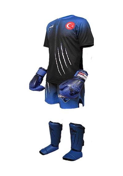 Dosmai Panther Power Boks Kick Boks Antrenman Seti Mavi Pst994 Mavi