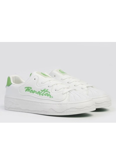 United Colors Of Benetton Benetton 10102 Yüksek Taban Günlük Kadın Sneaker Ayakkabı Beyaz Yeşil Beyaz - Yeşil United Colors Of Benetton Benetton 10102 Yüksek Taban Günlük Kadın Sneaker Ayakkabı Beyaz Yeşil Beyaz - Yeşil