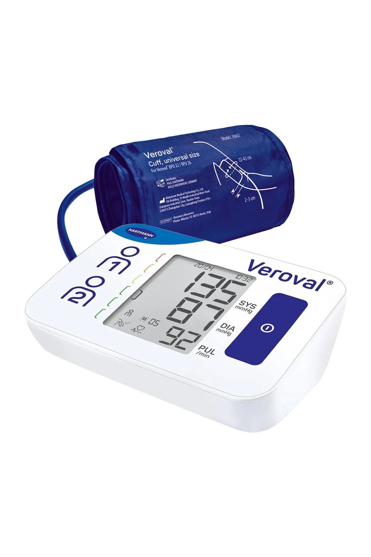 Veroval Compact Üst Koldan Dijital Tansiyon Aleti Geniş Manşonlu Aritmi Tespiti Yapan Tansiyon Ölçer