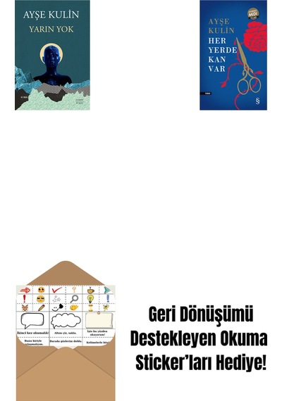 Yarın Yok + Her Yerde Kan Var Midi Boy + Okuma Sticker'ları