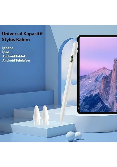 Ally K-2268 Dijital Göstergeli Universal Stylus Dokunmatik Kalem
