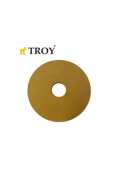 Troy 25090 Avuç Taşlama İçin Ahşap Törpüleme Oyma Diski, 100mm