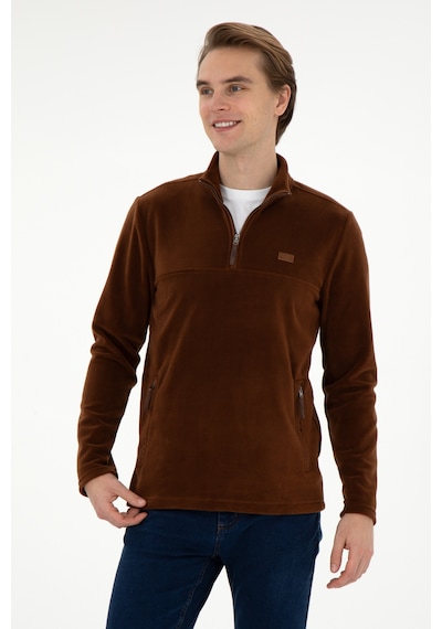 U.s. Polo Assn. Erkek Kahverengi Sweatshirt 50290609-vr029 Kahverengi