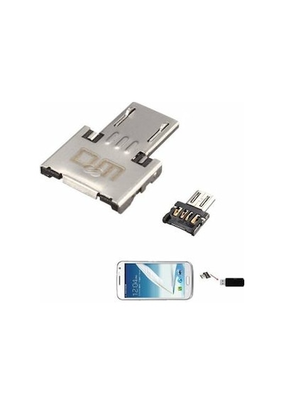 Usb Otg Çevirici - Nano Micro Usb Erkek Konnektör