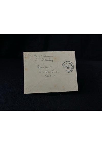 Deutsches Reich 1894 Yılında Alman İmparatorluğu Döneminde Postadan Geçmiş Zarf Reichspost 10 Pfennig Pullu