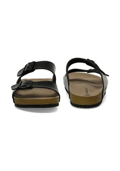 Lumberjack Mendy 5fx Siyah Comfort Anatomik Tokalı Casual Terlik Siyah