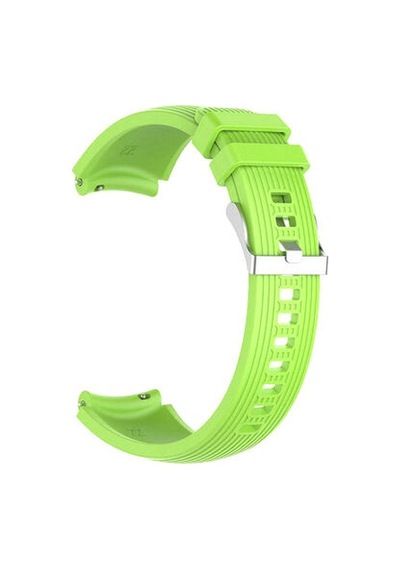Samsung Galaxy Uyumlu Watch 46mm 22mm Krd-18 Silikon Kordon - Beyaz