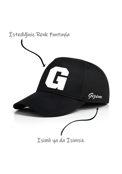 Ogc G Harfi Unisex Şapka Siyah
