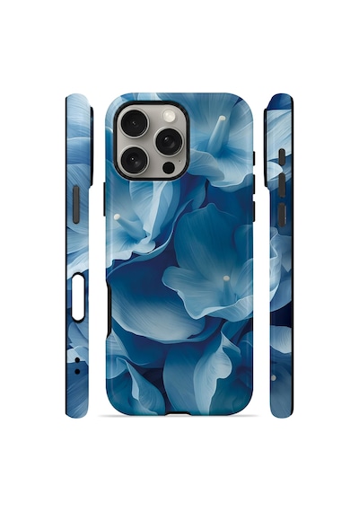 Velvoria Valestra Mavi Ortanca Apple Apple iPhone Uyumlu 16 Pro Max Magsafe Koruma Kılıfı Valestra Magline - Mavi Ortanca