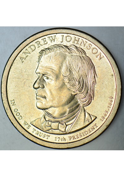 Amerika 1 Dolar 2011 P. Başkanlar Serisi-andrew Johnson. Çilaltı -