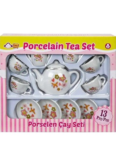 Porselen Çay Takımı 13 Parça - Stokta Olan Model Gönderilir Diğer