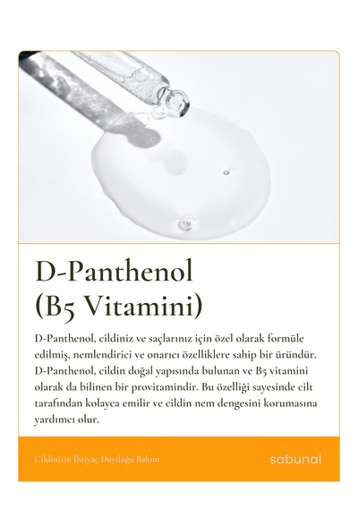 Sabunal D-Panthenol B5 Vitamini 30 ML