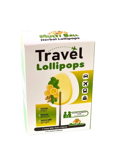 Multi Ball Travel Lollipops 7 Adet