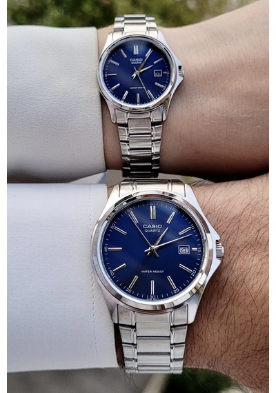 Casio Csgnct79 Sevgili Çift Kol Saati Gümüş