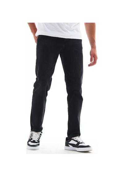 HLT Jeans Erkek Antrasit Fit Boru Paça Esnek Likralı Denim Jeans Kot Pantolon 001