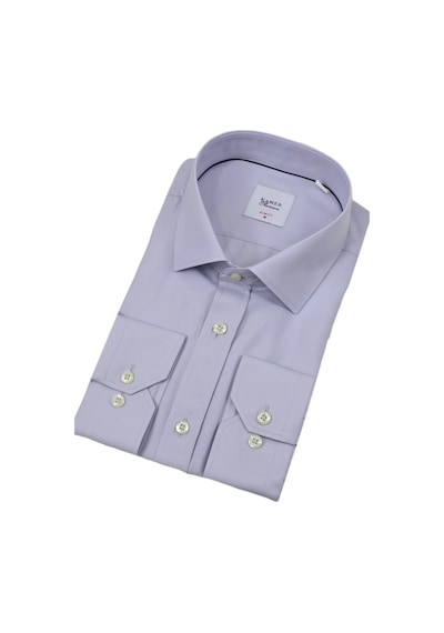 Erkek Slim Fitt Uzun Kol Gömlek 2290 Bgl-st04378 Açık - Gri