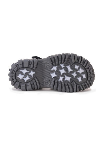 Kiko Kids Erkek Bebek Sandalet Arz 2399 Gri Kamuflaj Gri