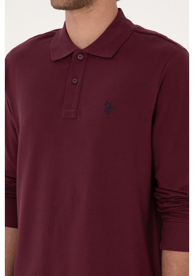 U.s. Polo Assn. Erkek Plum Sweatshirt 50307688-vr177 New Plum