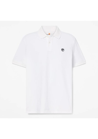 Timberland Mıllers Rıver Pique Short Sleeve Polo Erkek Tişört Tb0a6vdp1001 Beyaz