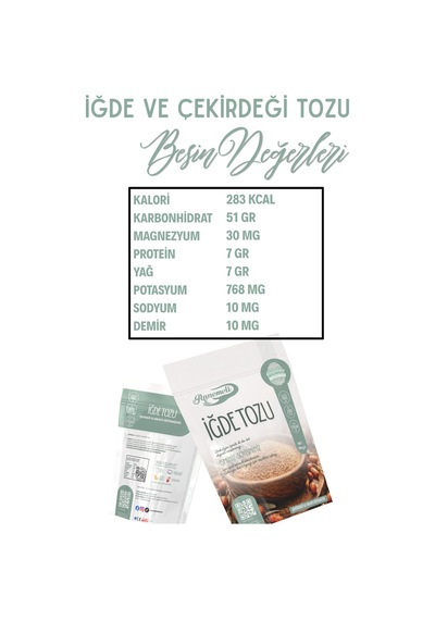 İğde Ve Çekirdeği Unu - 100 Gr - Günlük Üretim Iğde Ve Çekirdeği Unu Tozu , Iğde Unu , Iğde Tozu
