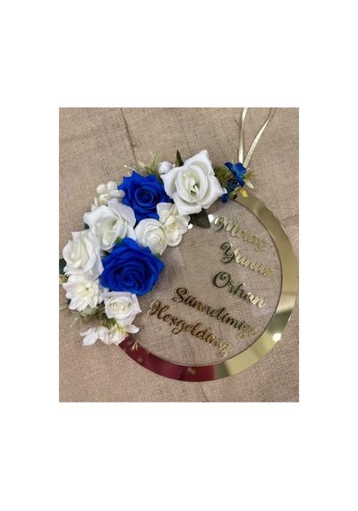 Şeffaf Üstü Gold Kapı Süsü 30 Cm Diğer