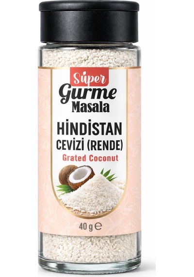 Hindistan Cevizi Rende 40 Gr Cam Kavanoz