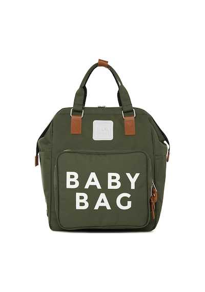 Bagmori Baby Bag Baskılı Cepli Anne Bebek Bakım Sırt  Çantası
