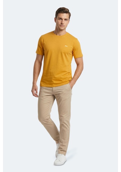 Slazenger Notron I Erkek Sarı Tişört