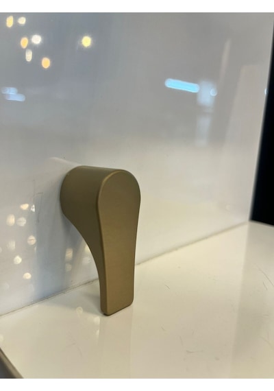 Venedik Metal Düğme Kulp Tek Delik Bonj Renk Dolap Kapak Modern Tv Ünite Çekmece Mobilya Kapuçino
