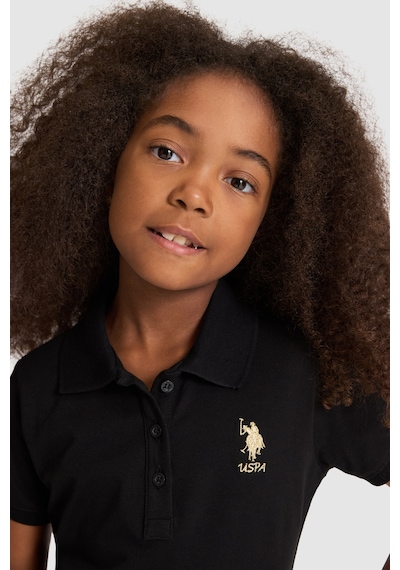 U.s. Polo Assn. Kız Çocuk Siyah Elbise Örme 50320314-vr046