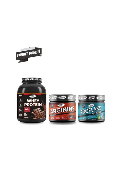 Whey Protein Çikolatalı 2000gr\arginine 300gr\proflaks Plus Vitamax300gr Çikolatalı