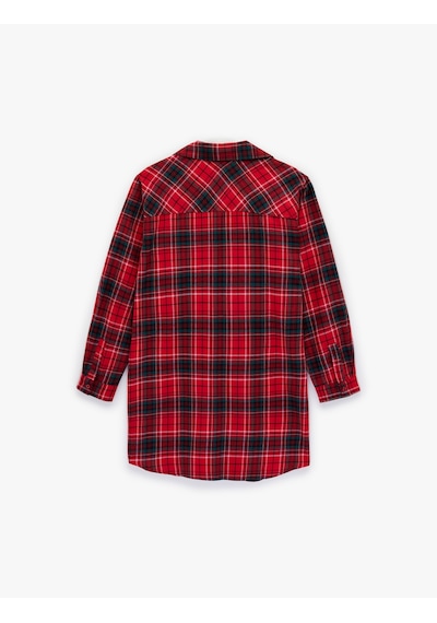 Koton Pamuklu Gömlek Yaka Düğmeli Ekose Pijama Üstü Kırmızı Ekose 6wlk60009mw Kırmızı Ekoseli Koton Pamuklu Gömlek Yaka Düğmeli Ekose Pijama Üstü Kırmızı Ekose 6wlk60009mw Kırmızı Ekoseli