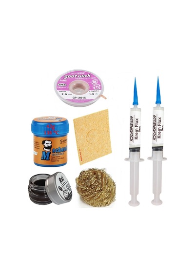 Kremlehim Mchanc 138 C 42gr Havya Uc Temizleyici Seti Flux Lehim Toplama Cp-2015 Lehim Emme Teli, Set03