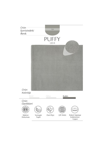 Cool Halı Puffy Gri Düz Renk Yumuşak Kalın Modern Kesme Pelış Yatak Çocuk Salon Oturma Ev Oda Halısı