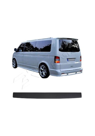 Volkswagen Transporter T6 Uyumlu 2015 Abs Arka Tampon Üstü Koruma