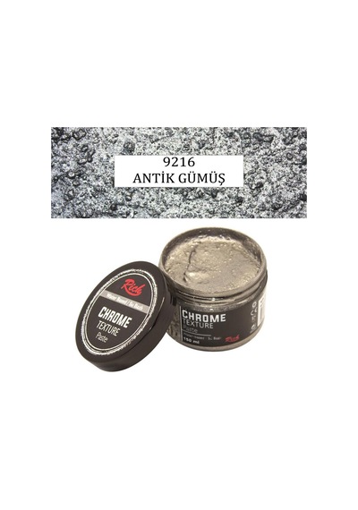 Rich Su Bazlı Chrome Texture Paste 150Ml 9216 Antik Gümüş