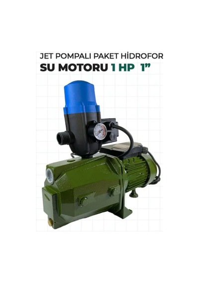 Stilmax Jet Pompalı Otomatik Paket Hidrofor Su Motoru 1 Hp 1''