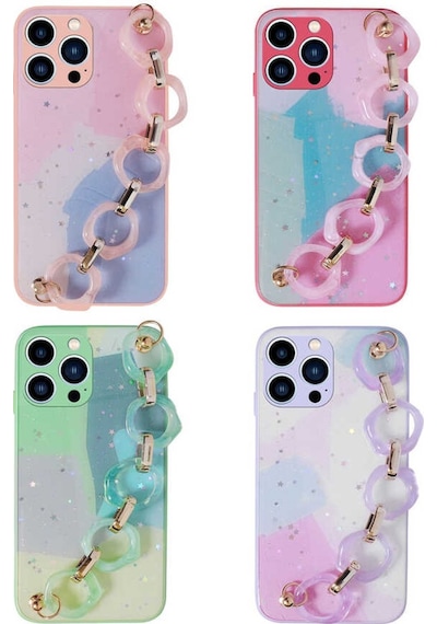 Apple Uyumlu iPhone 13 Pro Max Kılıf Zore Elsa El Askılı Tutacaklı Kılıf