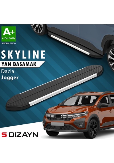 S-dizayn Dacia Jogger Skyline Aluminyum Yan Basamak 213 Cm 2022 Üzeri A+ Kalite