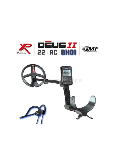 DEUS 2 - 22,5cm FMF Başlık, Ana Kontrol Ünitesi (RC), BH-01 Kablolu Su Geçirmez Kulaklık