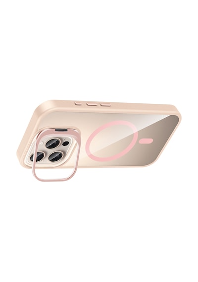 Apple İphone 13 Kılıf Standlı Ve Kamera Lens li M-safe Şarj Özellikli Sararmaz Kılıf