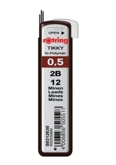 Rotring Kurşun Kalem Ucu 0.5 2B 1 Adet
