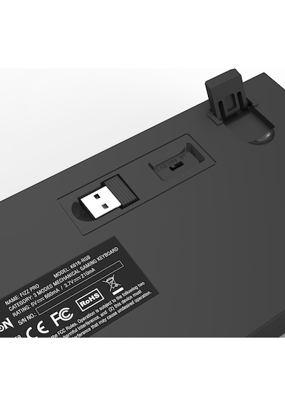 Redragon K616 Fizz Pro Rgb Red Switch 2.4ghz Kablosuz Klavye