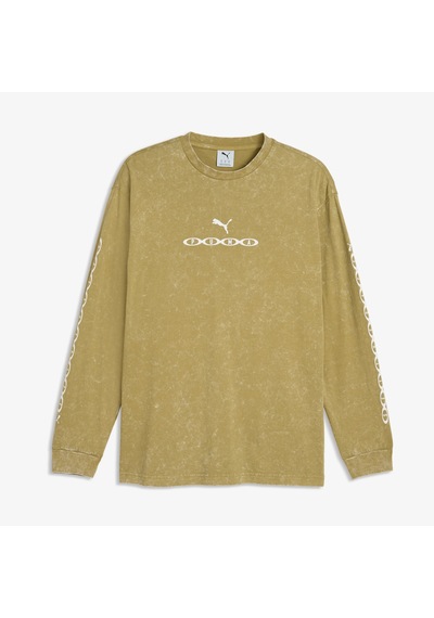 Puma Run Culture Collective Erkek Kahverengi T-shirt 636755